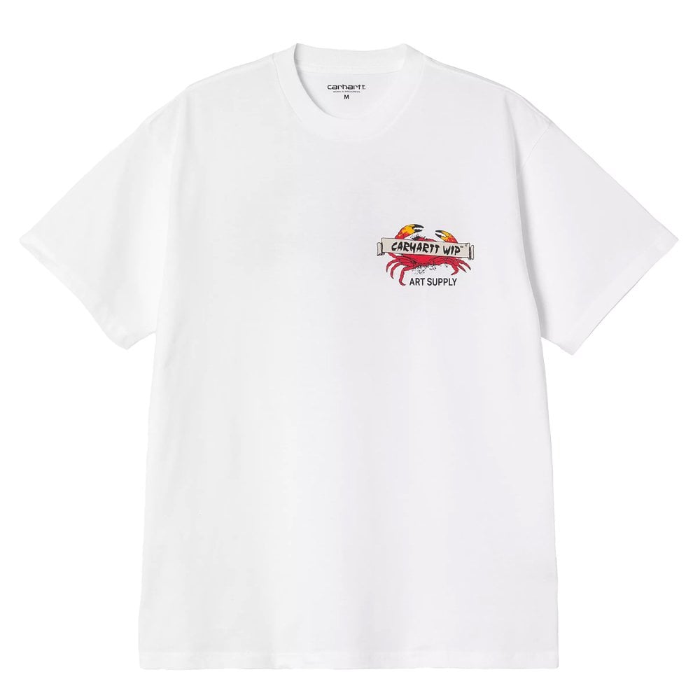 Crab Paint T-Shirt - White