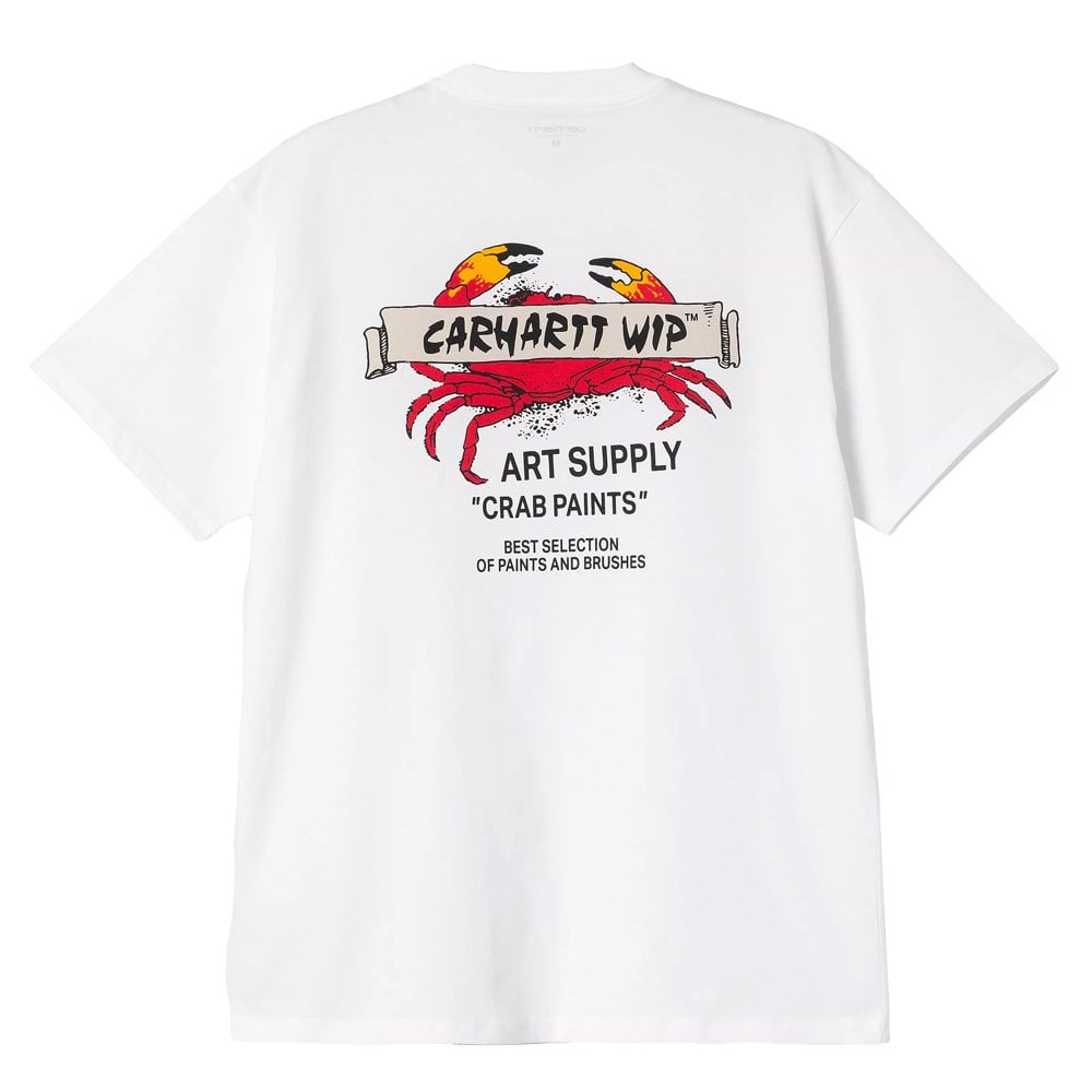 Crab Paint T-Shirt - White