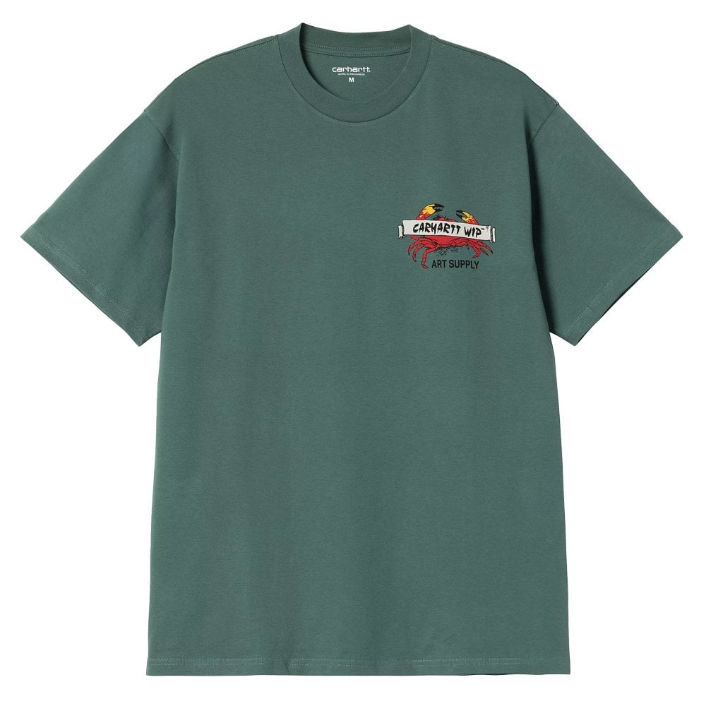 Crab Paint T-Shirt - Silver Pine