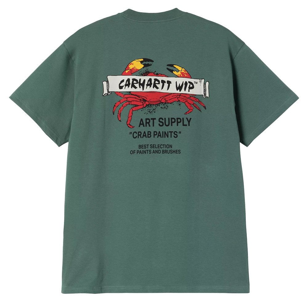 Crab Paint T-Shirt - Silver Pine