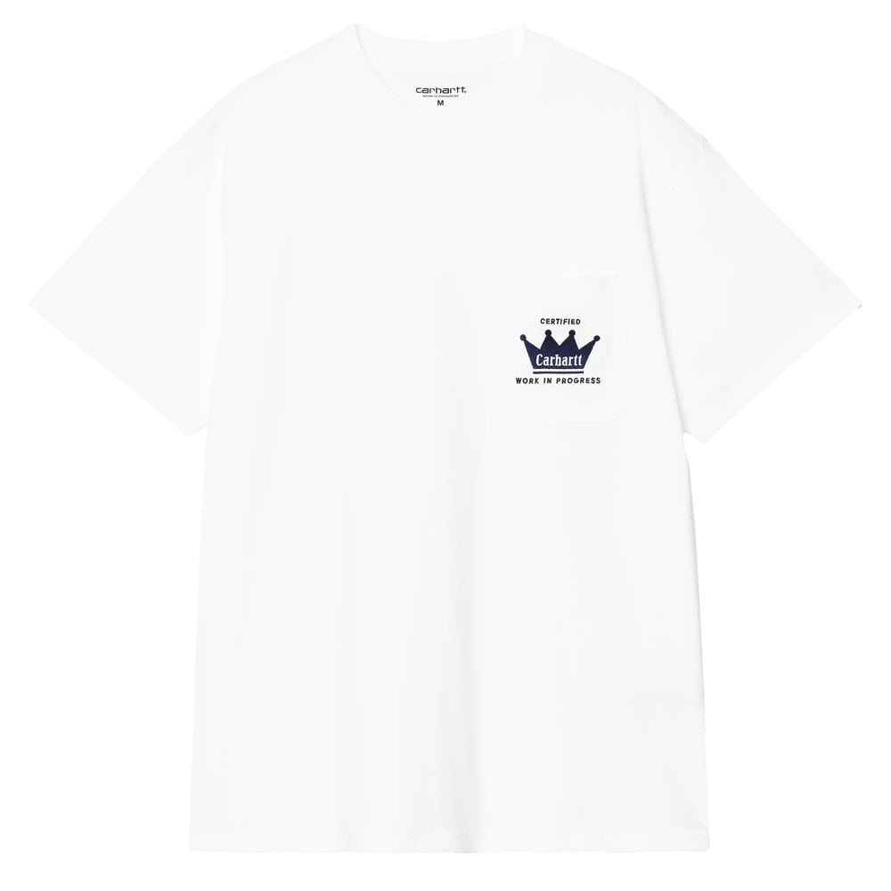 Crown Pocket T-Shirt - White