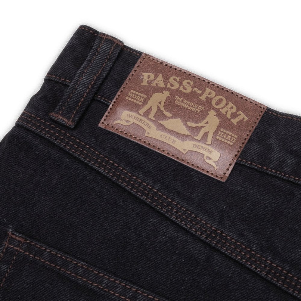 Workers Club Denim Jeans - Jet Black