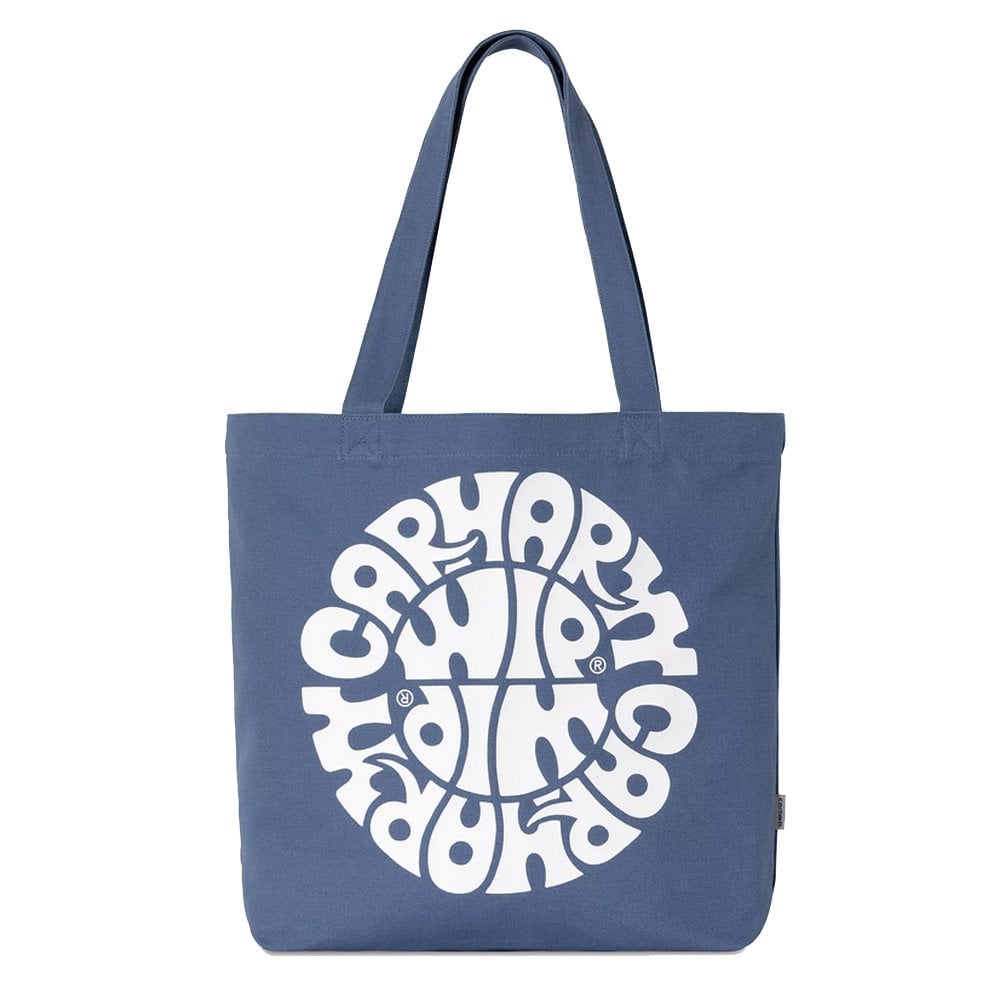 Canvas Graphic Tote - Blue Iris