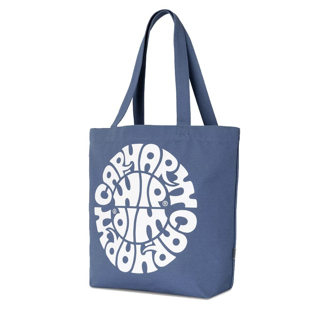 Canvas Graphic Tote - Blue Iris