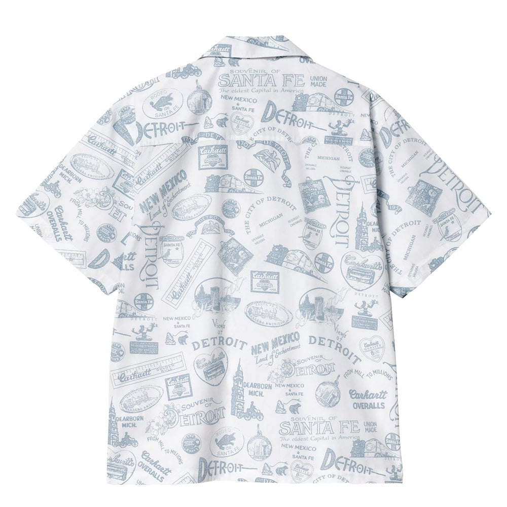 State Souvenir Shirt - Wht/Frst Blu