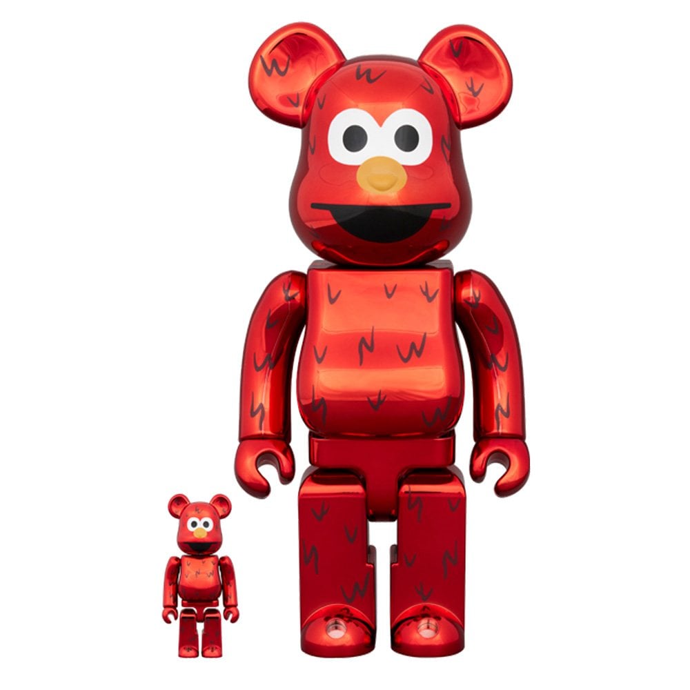 Be@rbrick Elmo 100% and 400% - Ss Elmo