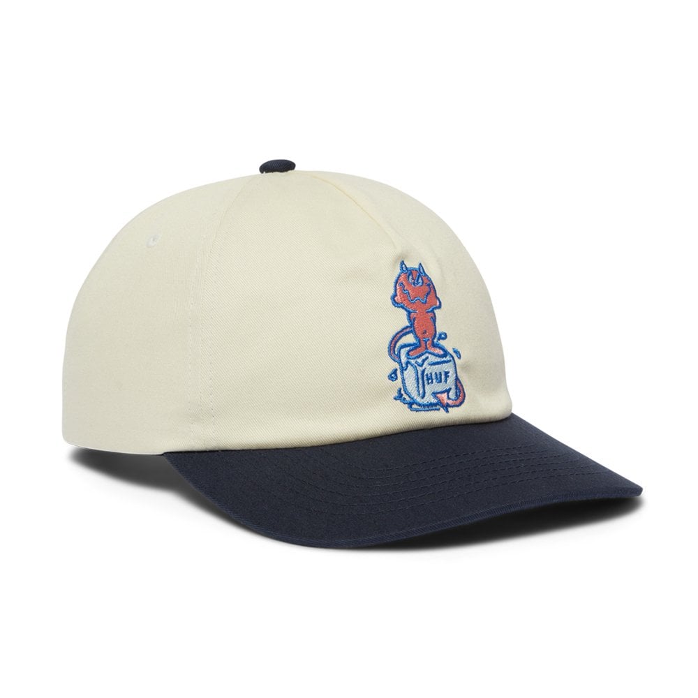 Melt 5-Panel Snapback Hat - Natural
