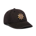 Apollo Denim 6-Panel Curved Visor Hat - Dust Purple