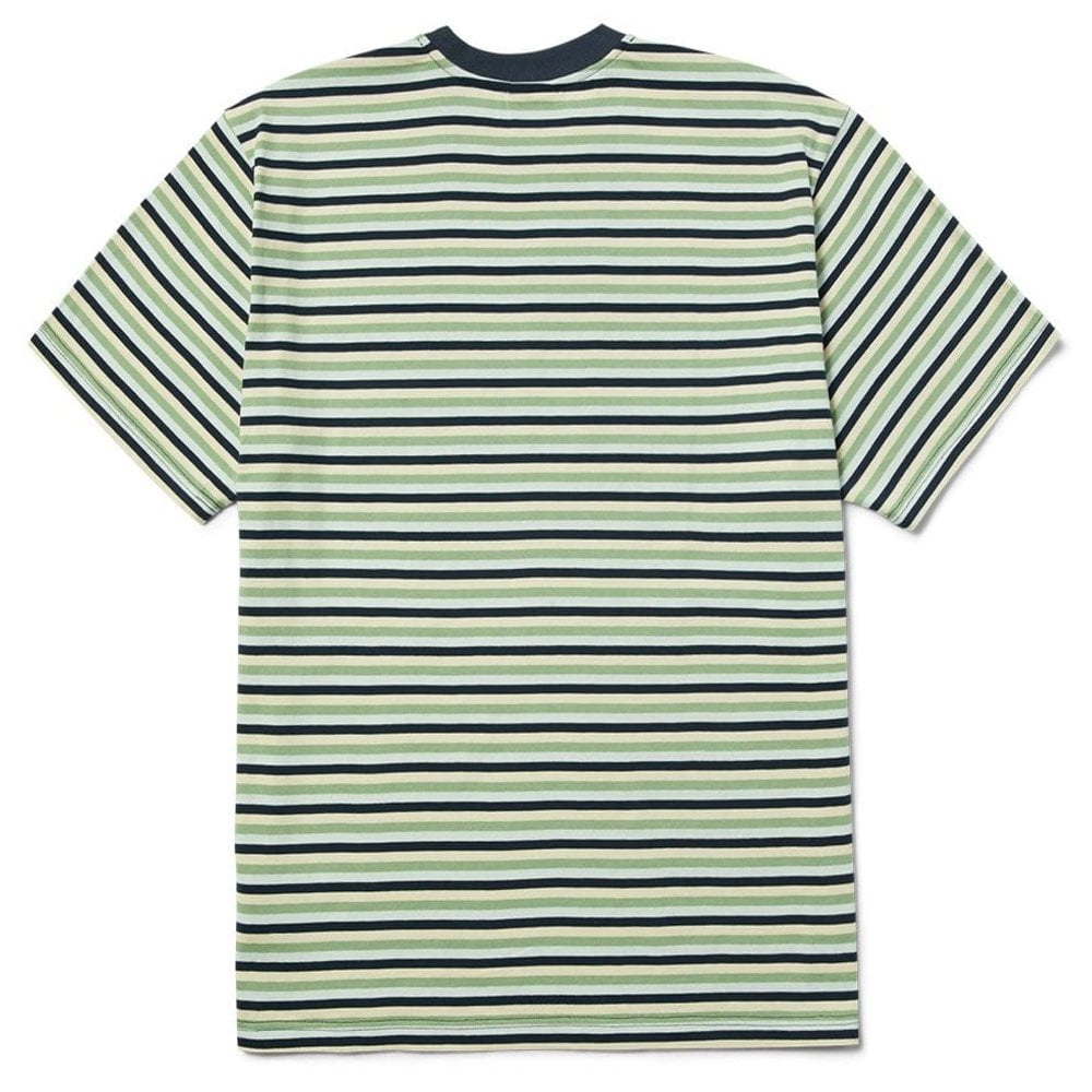 Apollo Striped Knit Boxy Top - Blue