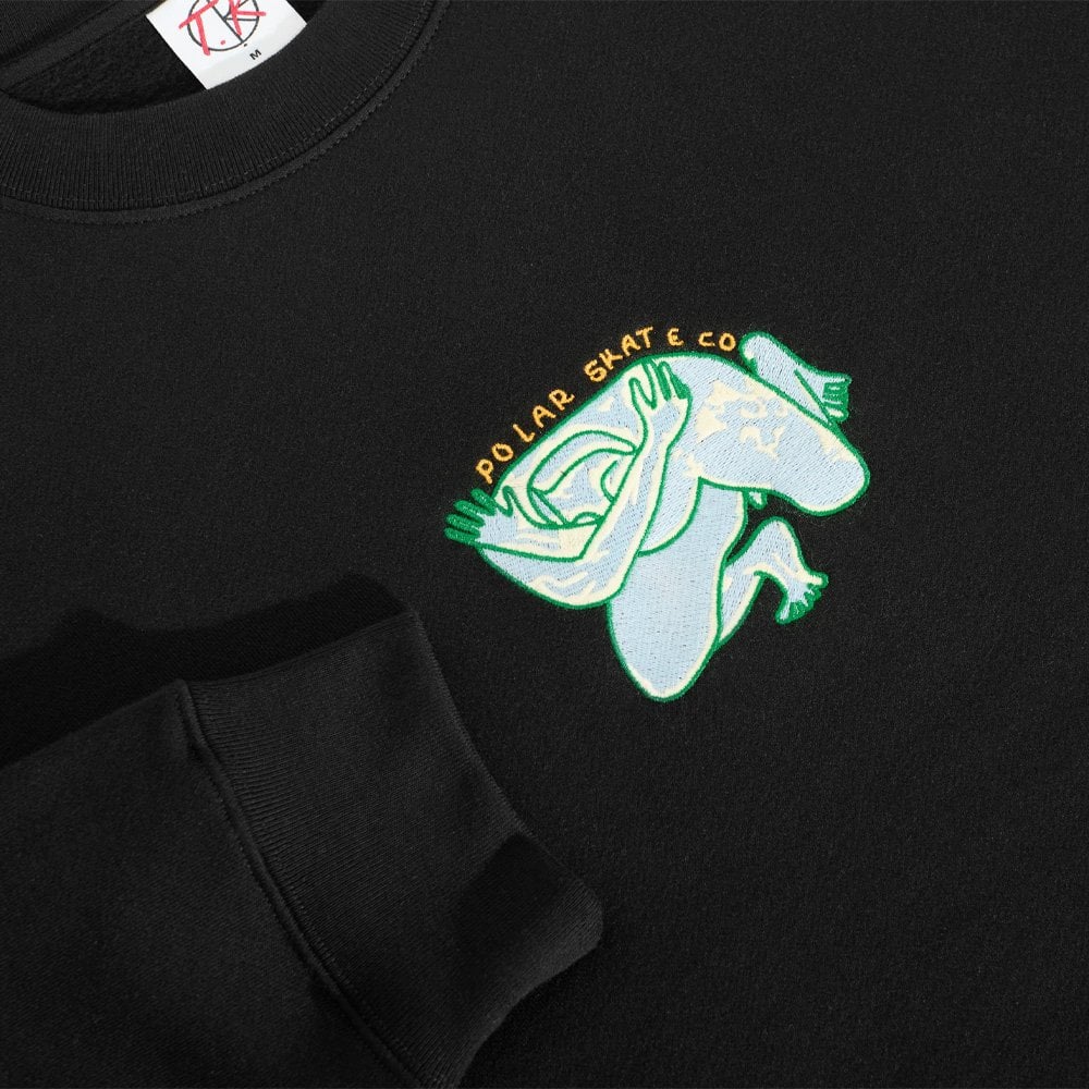 Dave Shy Bow Crewneck Sweatshirt - Black
