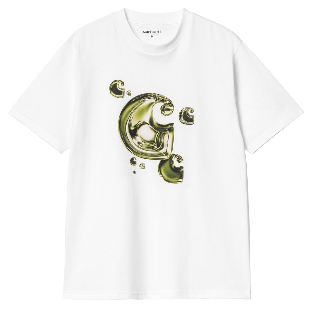 Solar Chrome C-Logo T-Shirt - White
