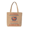 Arcan Canvas Graphic Tote - Dusty H Brwn