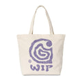 Helix Canvas Graphic Tote - Natural