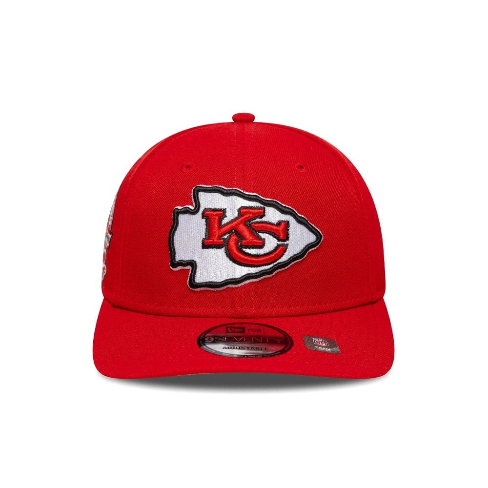 NFL Patch 9SEVENTY Stretch-Snap Cap - Kc Red