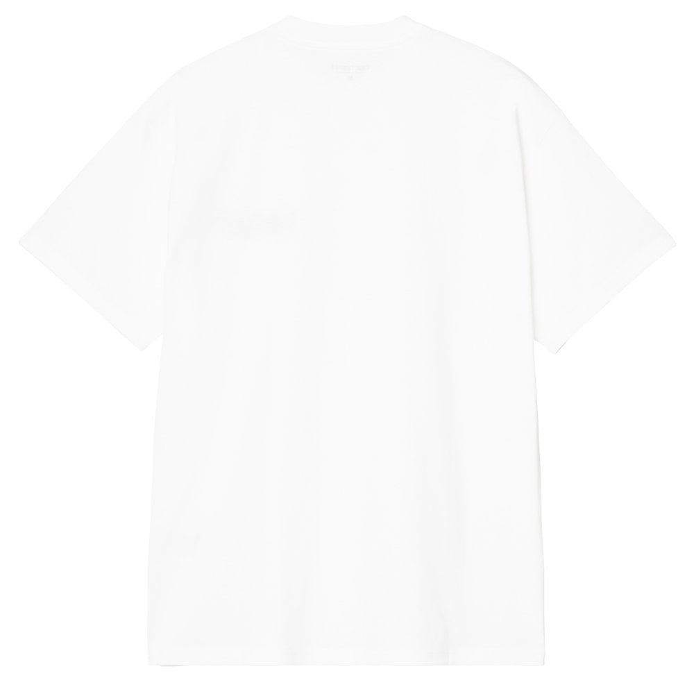 Wiptopia Script T-Shirt - White/Blue