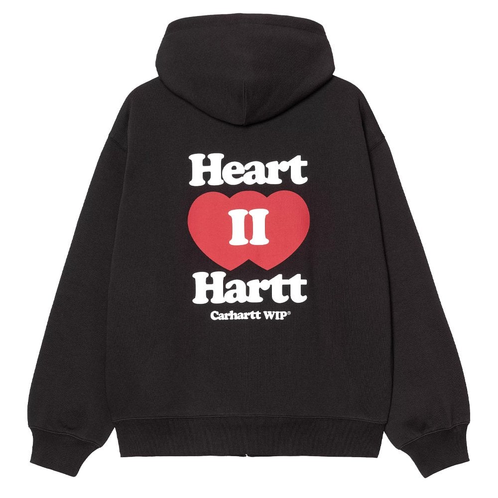 Hooded Heart II Hartt Sweat Jacket - Black