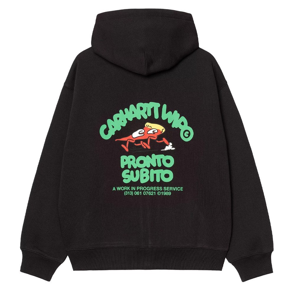 Hooded Pronto Sweat Jacket - Black