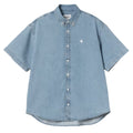 Lucas Short Sleeve Shirt - Blue Bleach