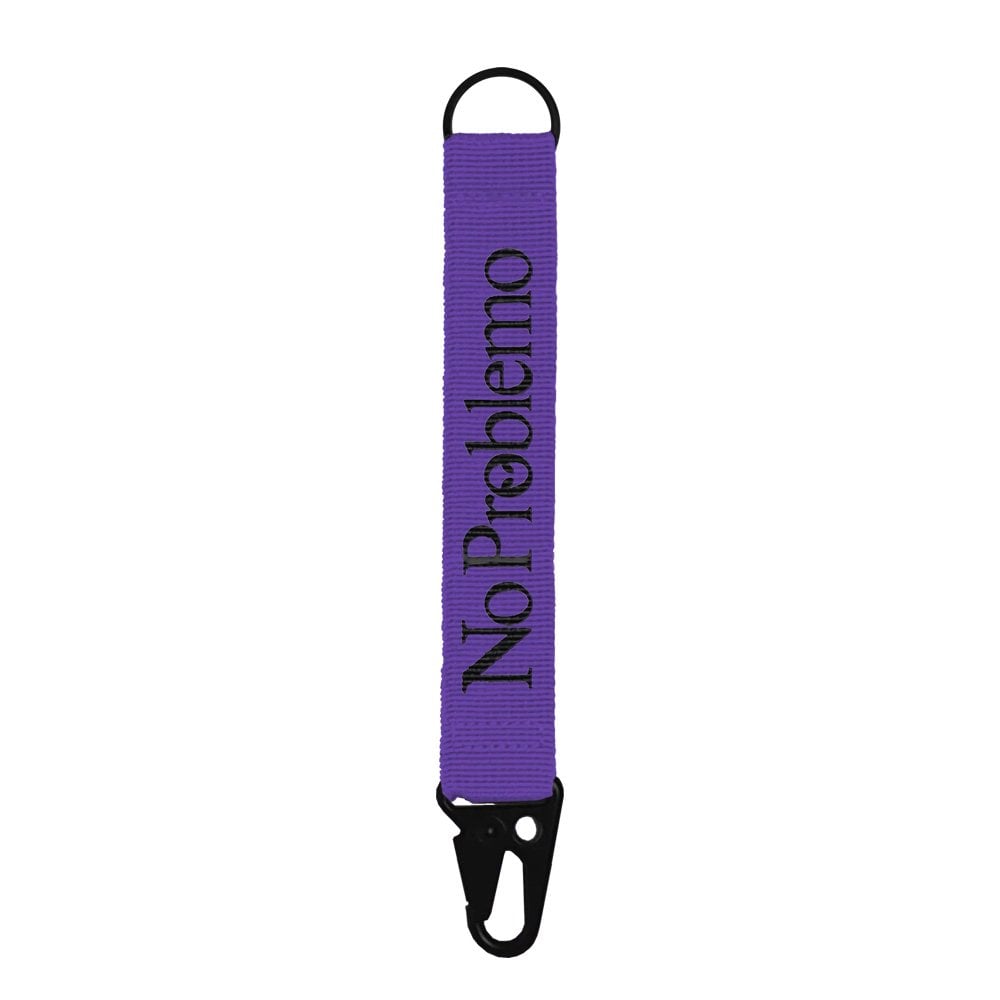 Mini Carabiner Keychain  - Purple