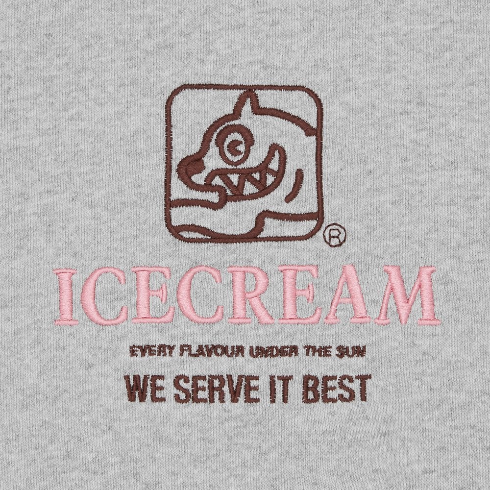 We Serve It Best Hoodie - Heather Grey