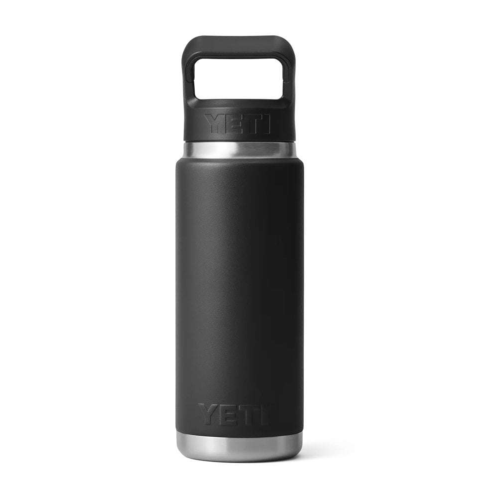 Rambler 26 oz (769 ML) Bottle With Straw - Black