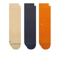 Icon Crew Socks 3 Pack - Sand