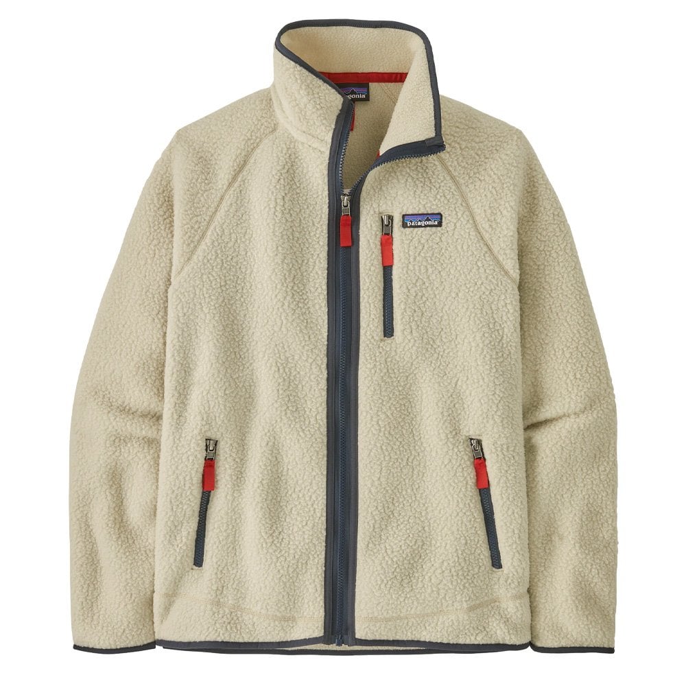 Retro Pile Jacket - Pelican/Blue