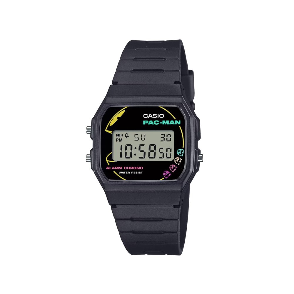 x PACMAN F-91WPC-1AER - Black