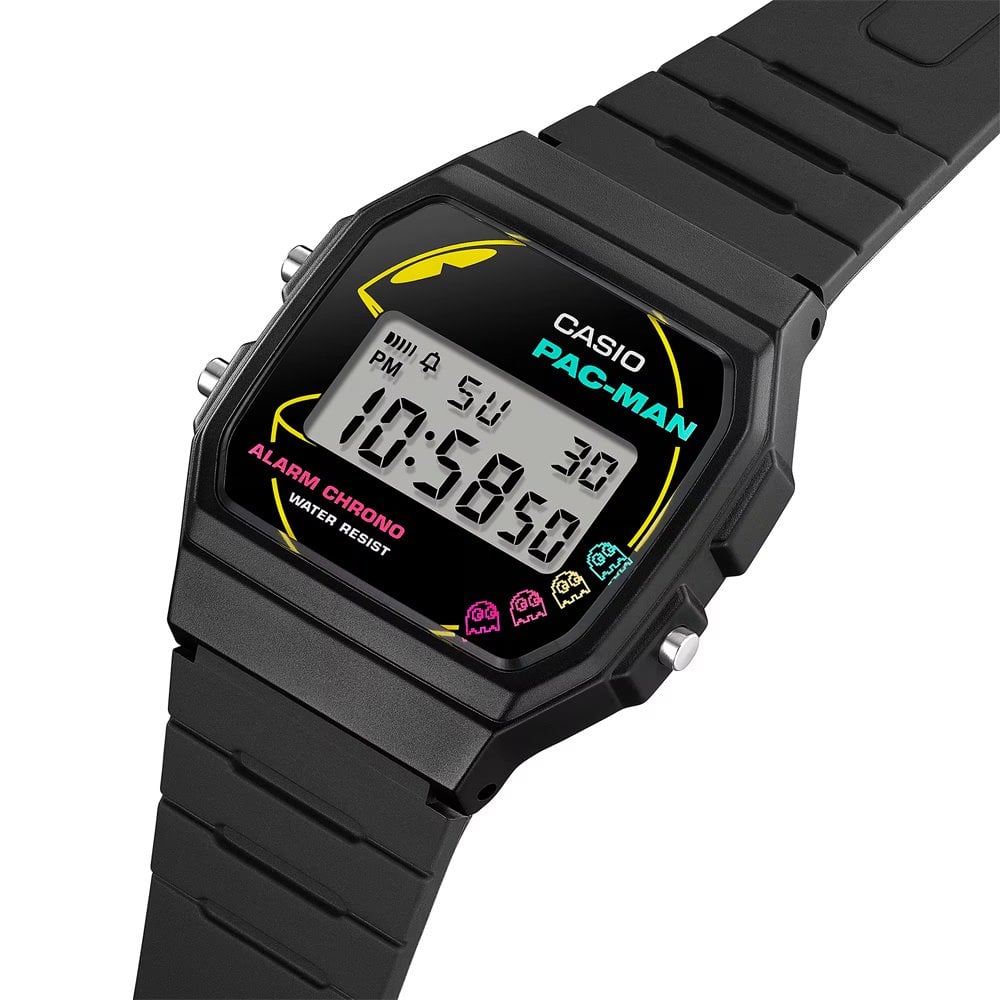 x PACMAN F-91WPC-1AER - Black