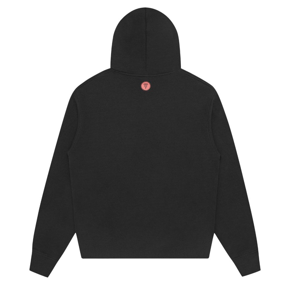 Camo Running Dog Hoodie - Black