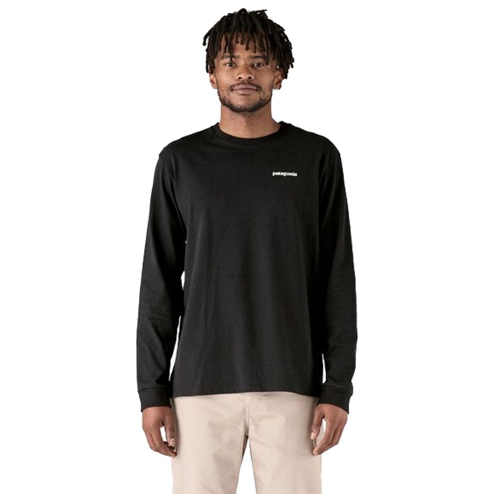 P6 Logo Long Sleeve T-Shirt  - Black