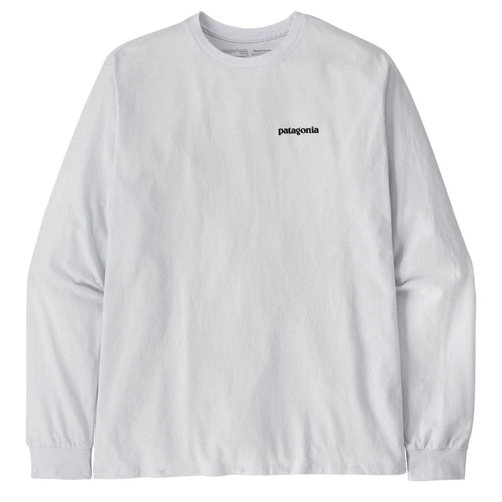 P6 Logo Long Sleeve T-Shirt  - White