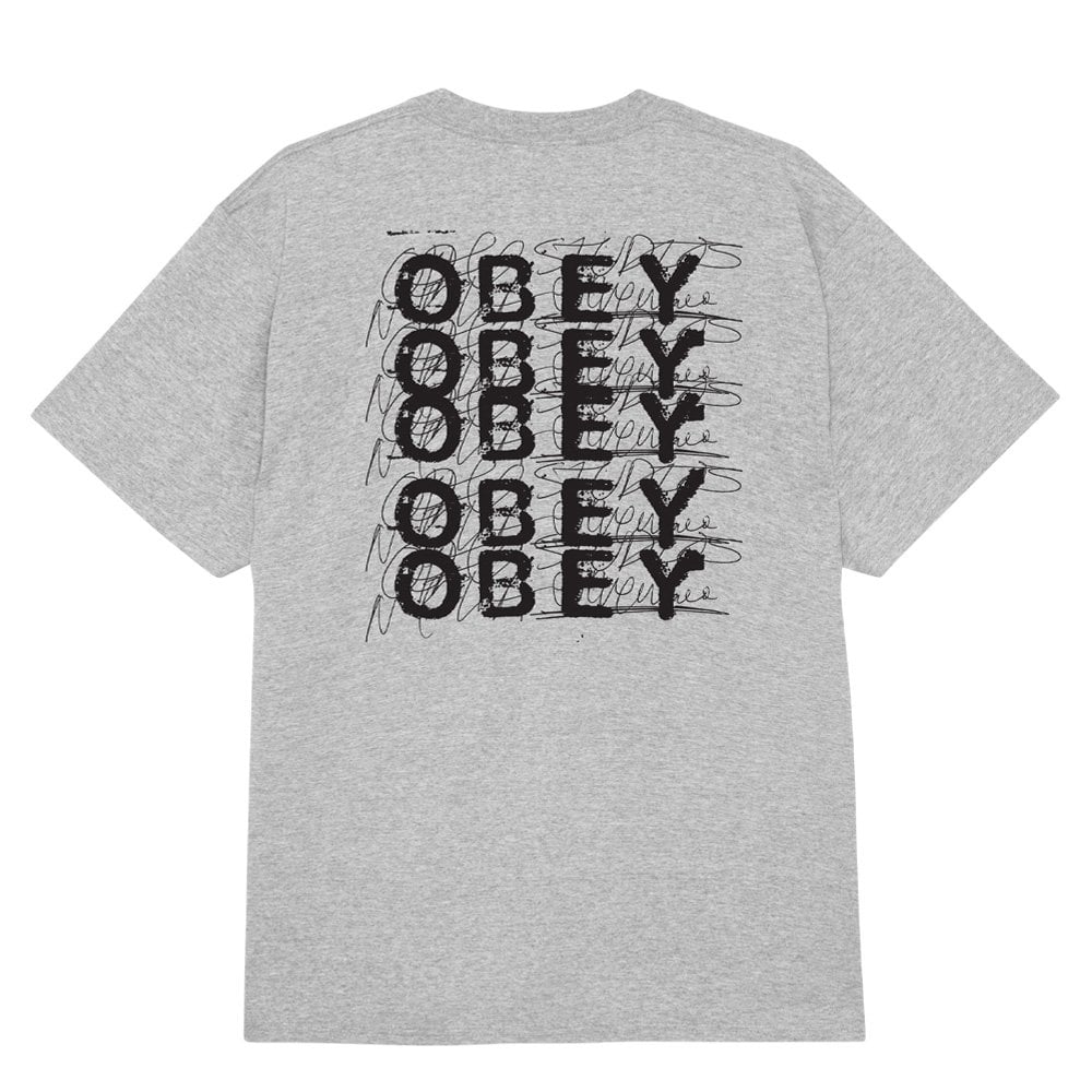 Scribble T-Shirt - Heather Grey