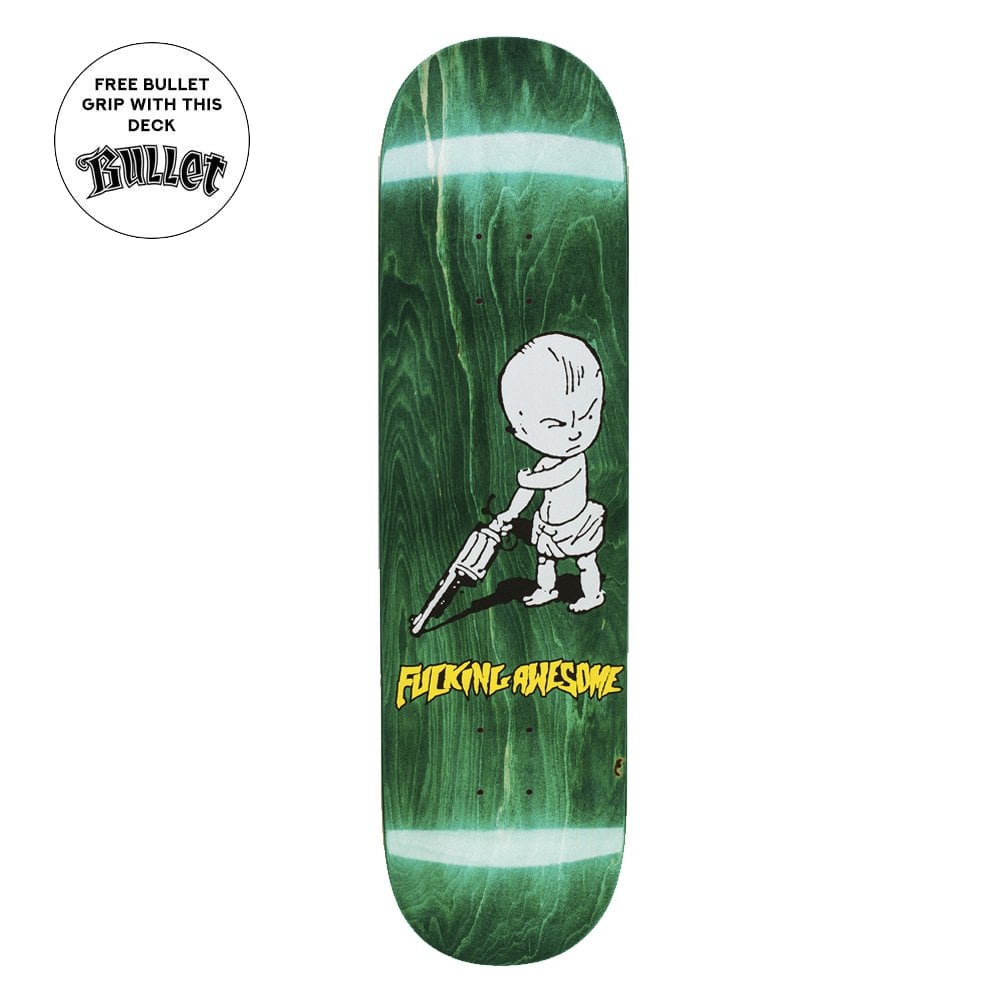 Gun Baby Skateboard Deck - Multi