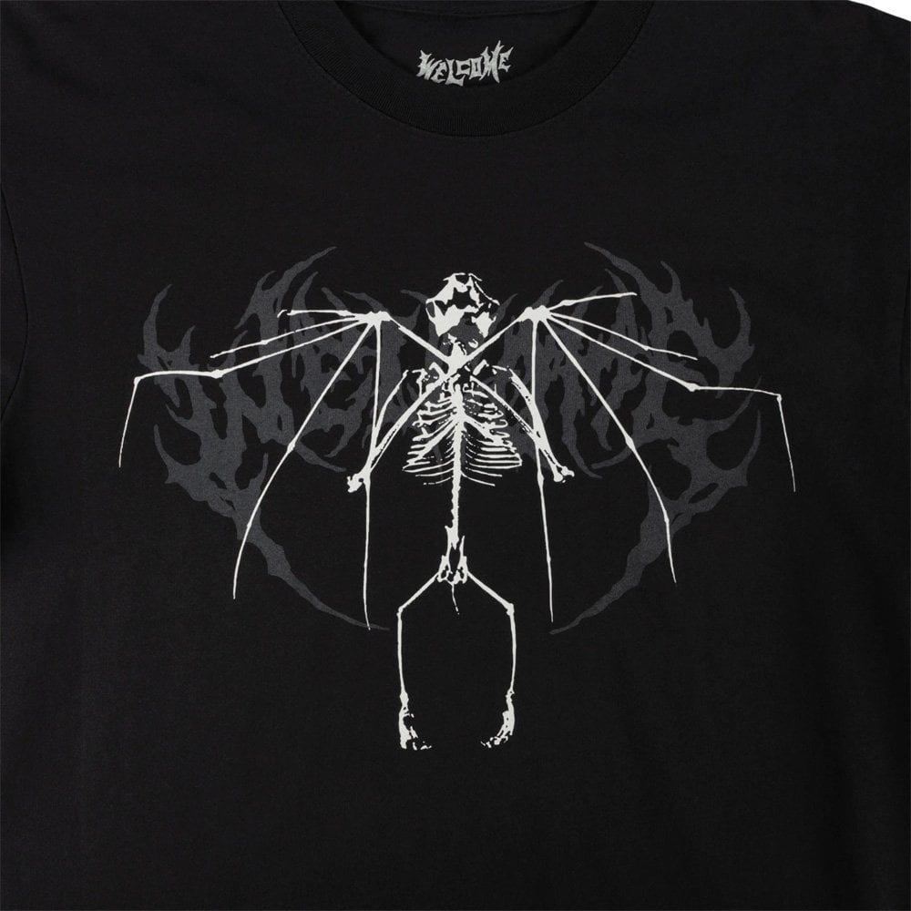 Echo Boxy Garment-Dyed T-Shirt - Black