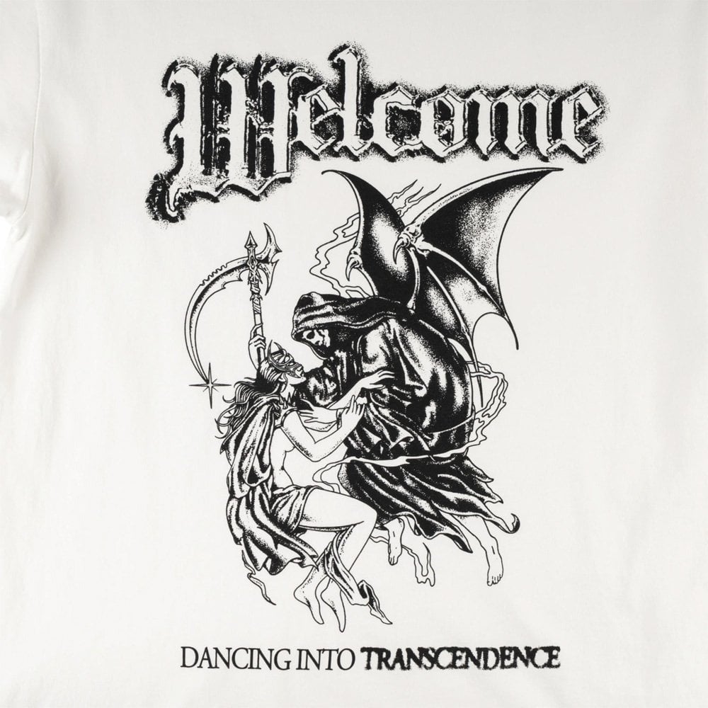 Transcendence Boxy Garment-Dyed T-Shirt - White