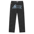 Every Flavour Double Scoop Denim Pants - Washed Black