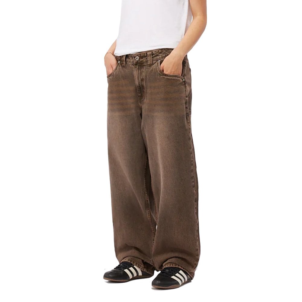 Baggy Denim Pant  - Sand Brown