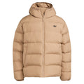 Tonal Hooded Puffer Jacket - Cardboard