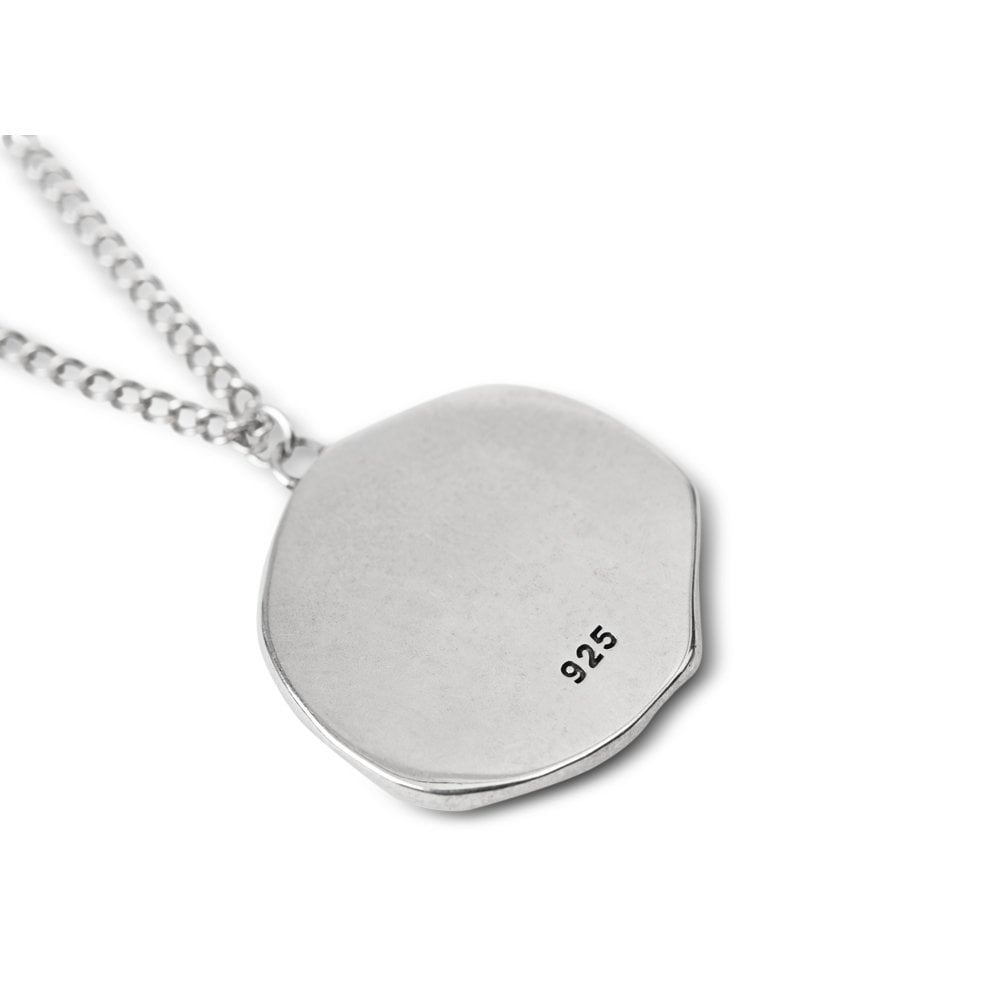 Hackwork Pendant - Silver