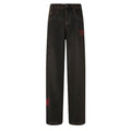 Fireball Dragon Dirty Wash Jeans - Brown