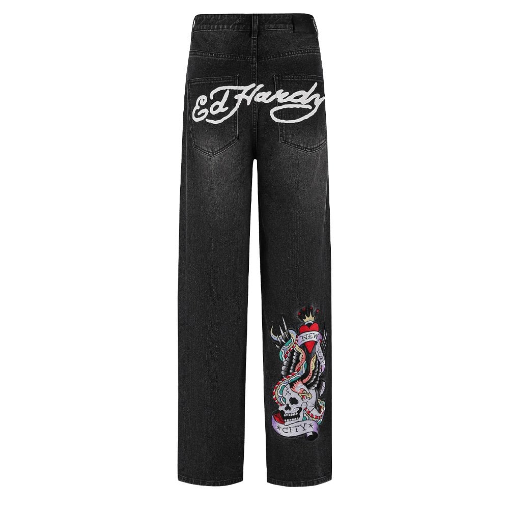 NYC Skull Xxtra Jeans - Black