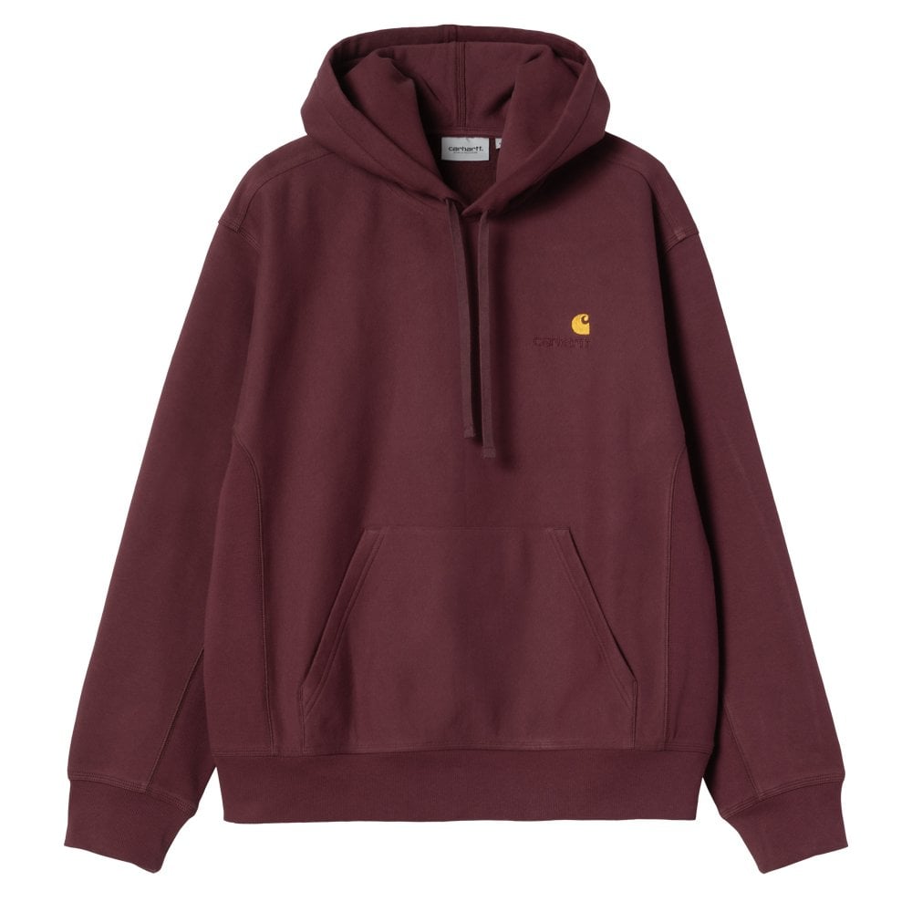 Hooded American Script Embroidery Sweatshirt - Rondo