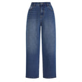 Black Widow Relaxed Jeans - Mid Blue