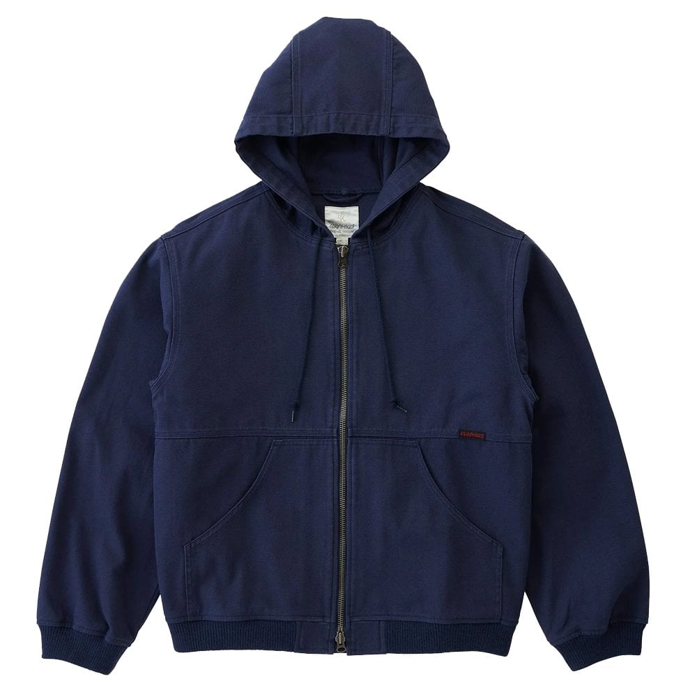 El Cap Canvas Hooded Jacket - Navy