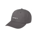 Canvas Script Cap - Porphyry/Wht