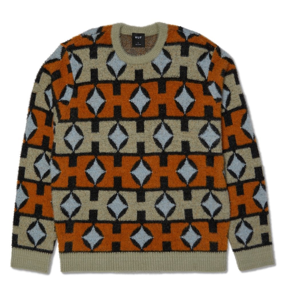 Space Age Crewneck Sweater - Sunset