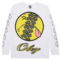 Smile Tire Vintage Long Sleeve T-Shirt - White