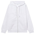 Established Works Bold Zip Hoodie - Ash Grey