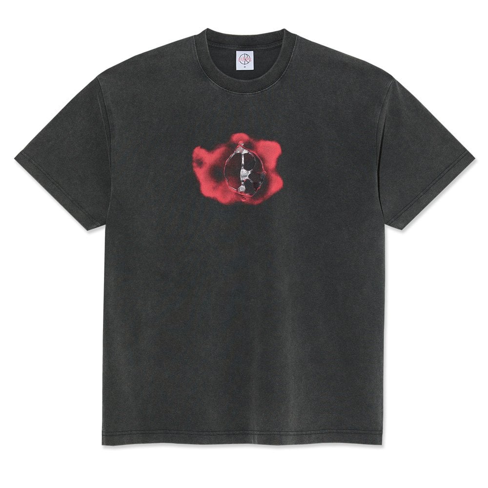 Metal Logo T-Shirt  - Silver Black